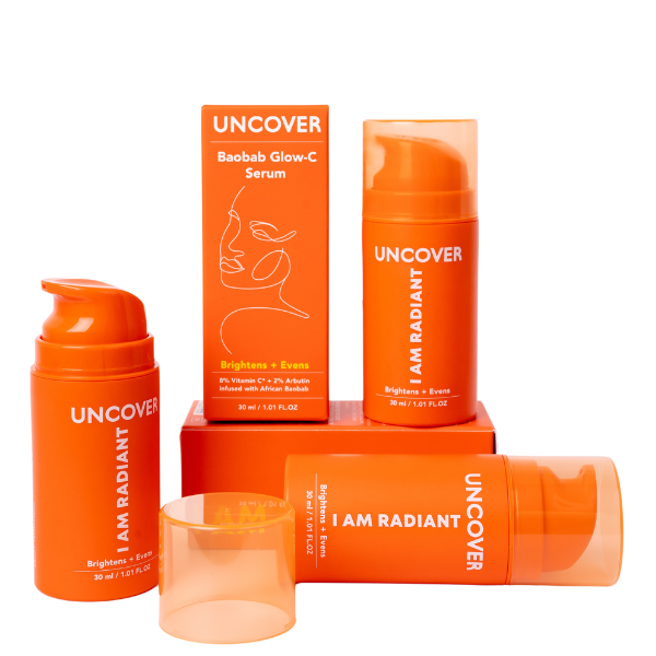 UNCOVER BAOBAB GLOW-C SERUM (VITAMIN-C) – 30ML Brightens + Evens