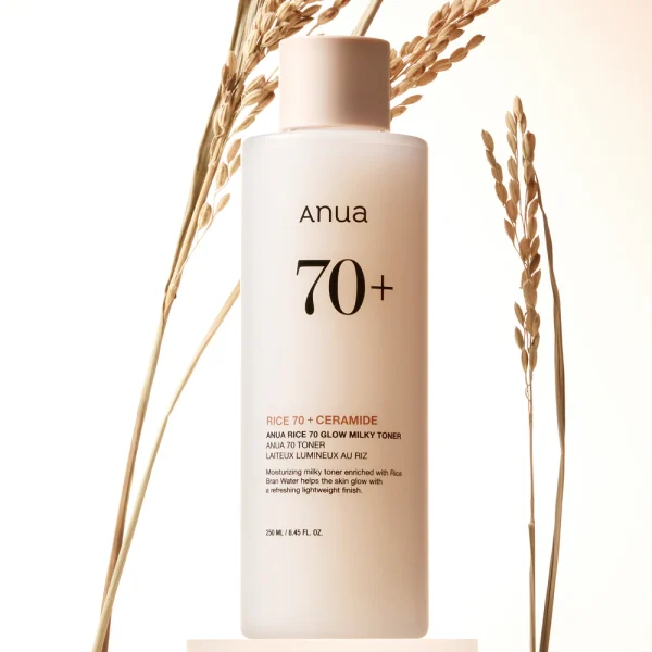 Anua Rice 70+ Ceramide Glow Milky Toner
