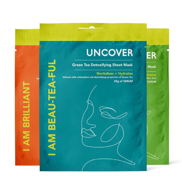 UNCOVER MULTIPACK SHEET MASK BUNDLE (3PCS)