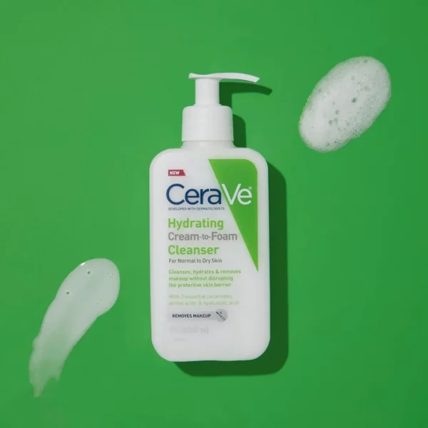 Cerave Hydrating Cream-to-Foam Cleanser 236ml