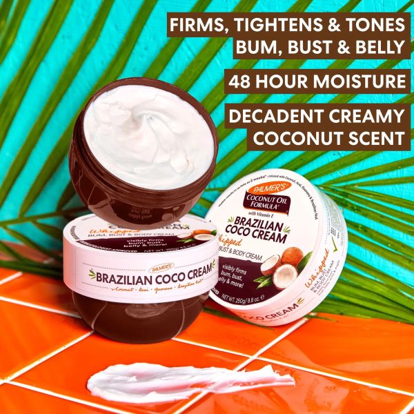 Palmer Brazilian Coco Whipped Bum, Bust & Body Cream